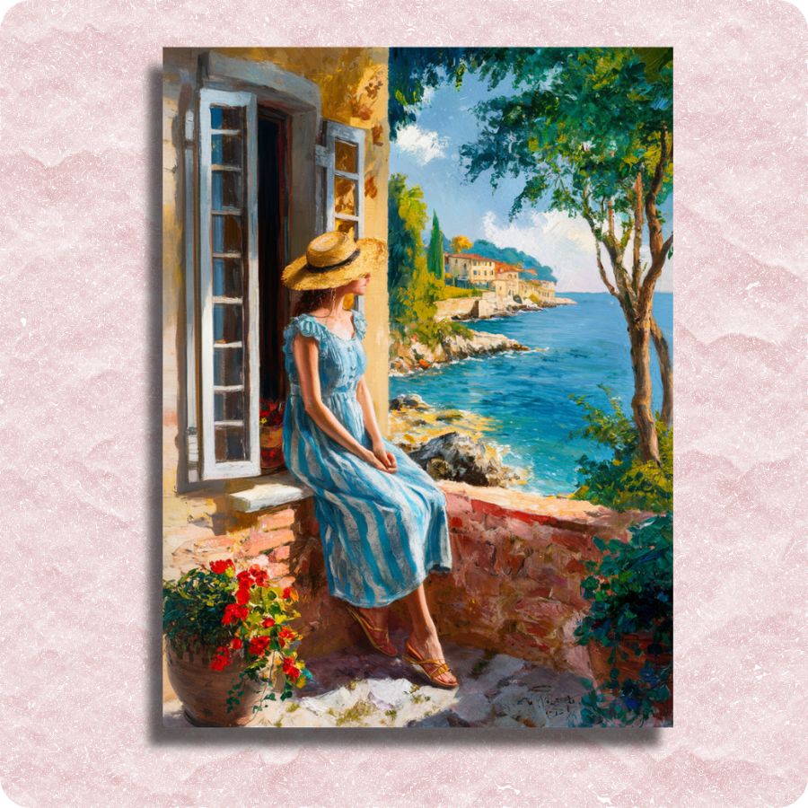 Coastal Peaceful Time Canvas - Paint by numbers