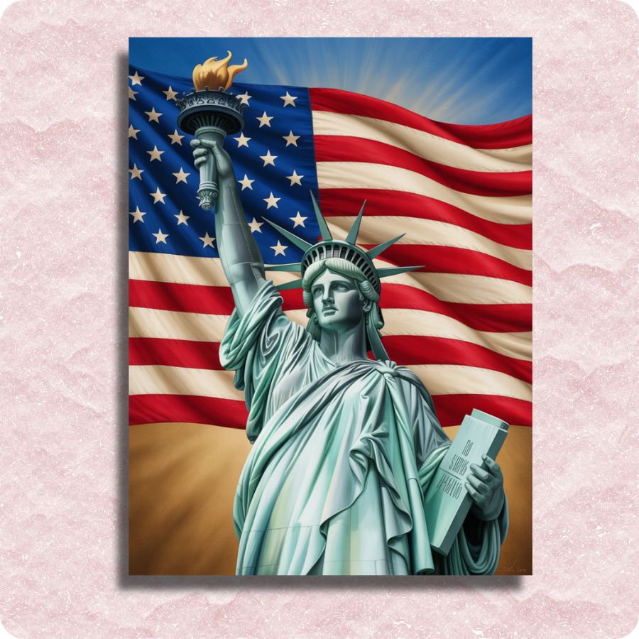 Statue of Liberty Canvas - Paint by numbers