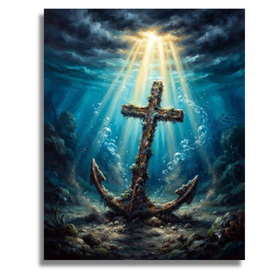 The Anchor of Hope - Paint by numbers