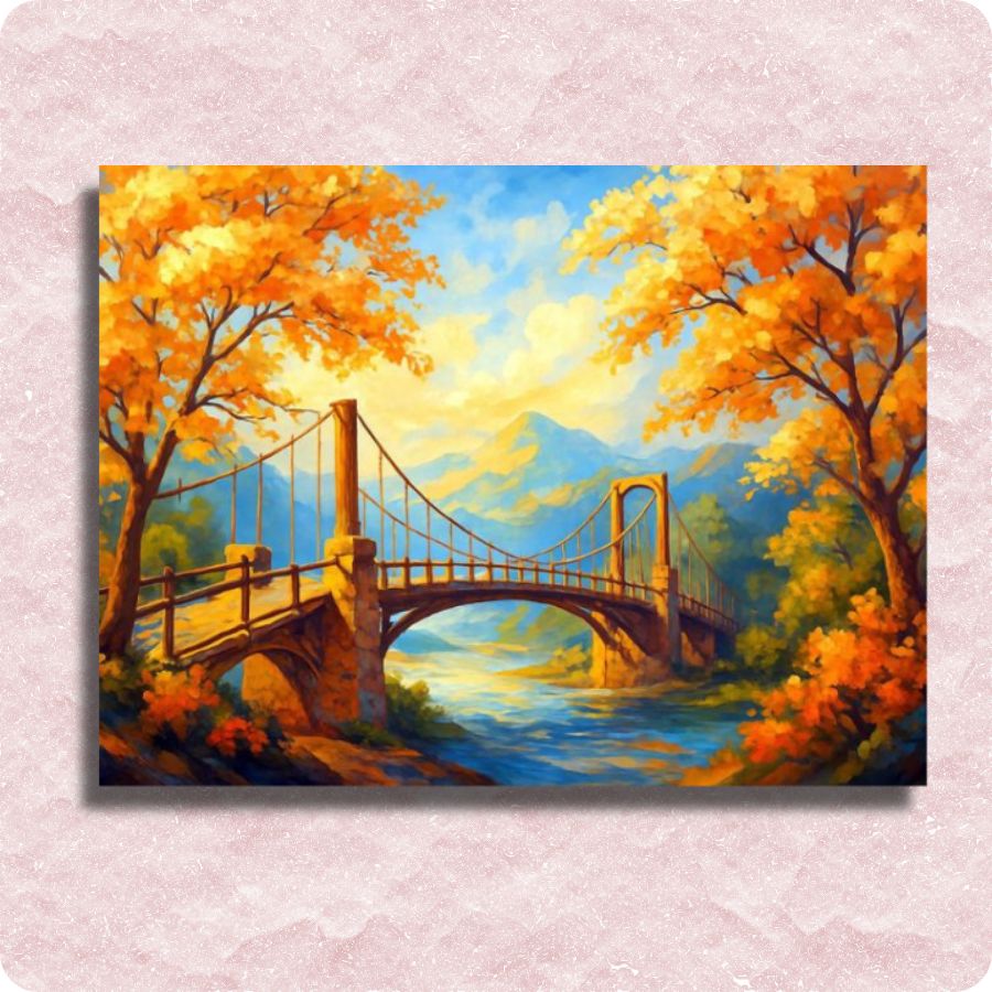 A Bridge into the Far Canvas - Paint by numbers