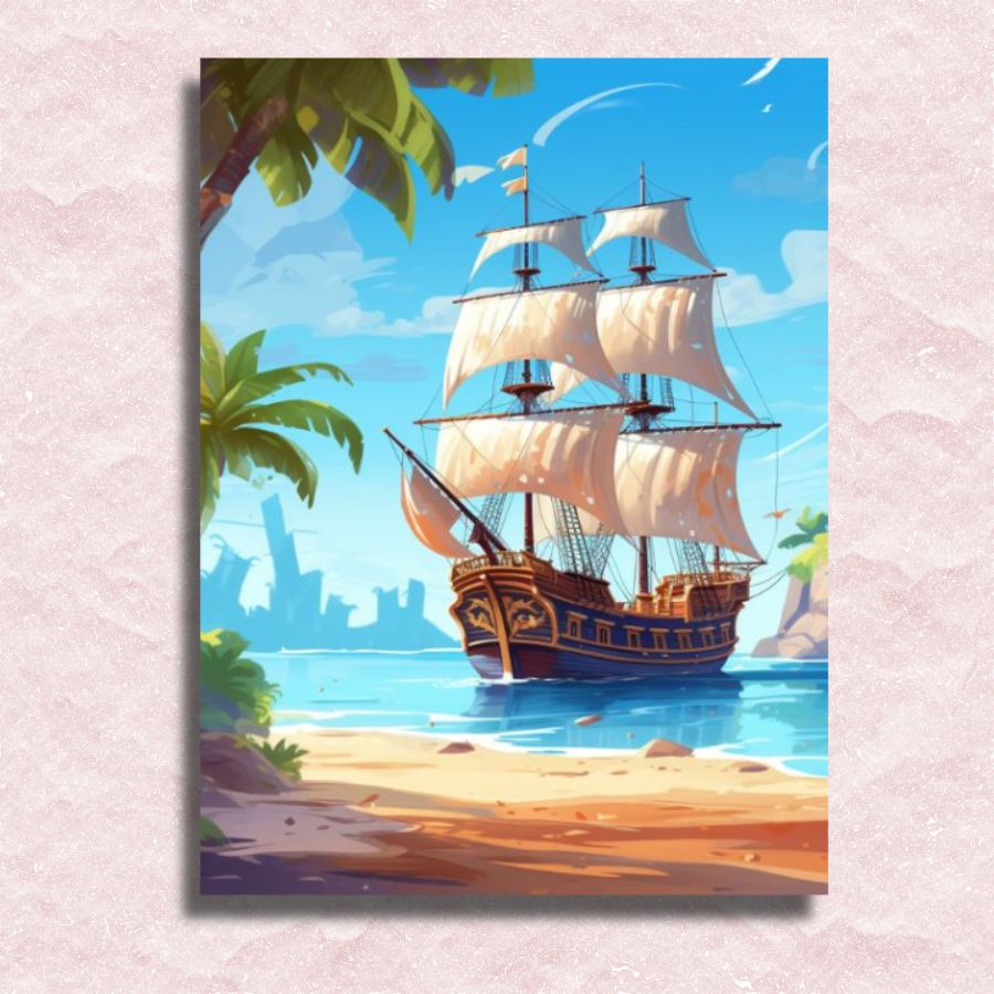 Battleship Canvas - Paint by numbers