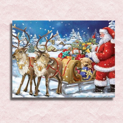 Beautiful Christmas Canvas - Paint by numbers