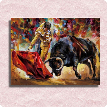 Bullfighter Courage Canvas -Paint by Numbers