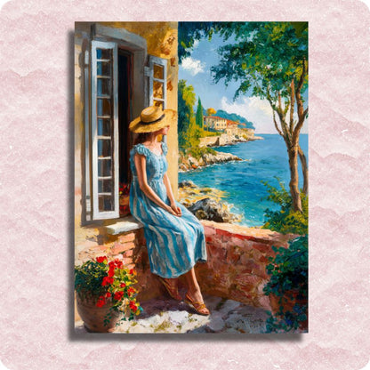 Coastal Peaceful Time Canvas - Paint by numbers
