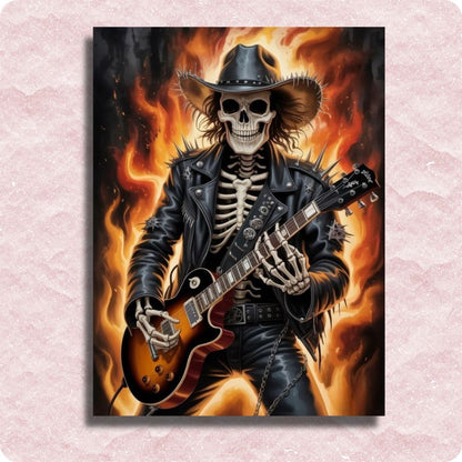 Firestage Heavy Metal Canvas - Paint by numbers