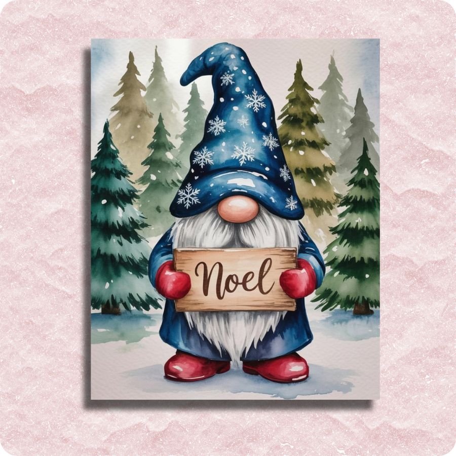 Holiday Gnome - Paint by numbers