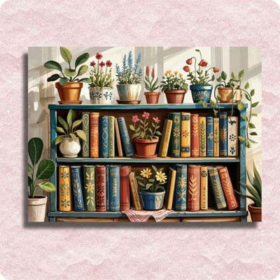 Literary Garden Canvas - Paint by numbers