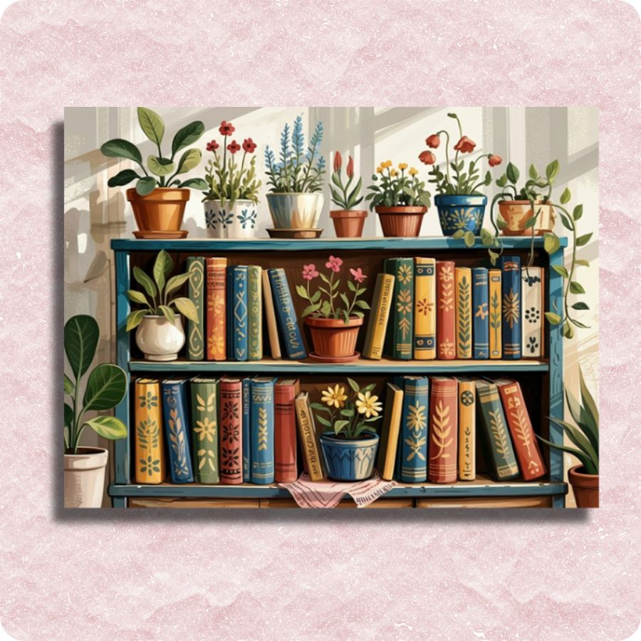 Literary Garden - Paint by numbers