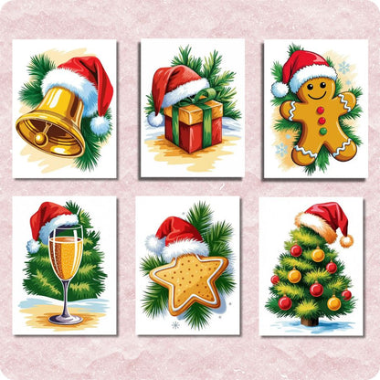 Mini Christmas Magic 6 Pack Paint by Numbers