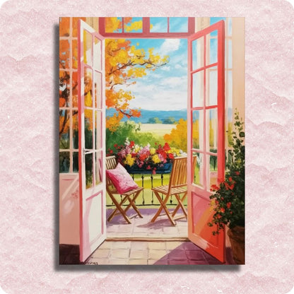 Painted Afternoon Canvas - Paint by numbers