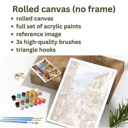 Painting by numbers shop - rolled canvas (no-frame)
