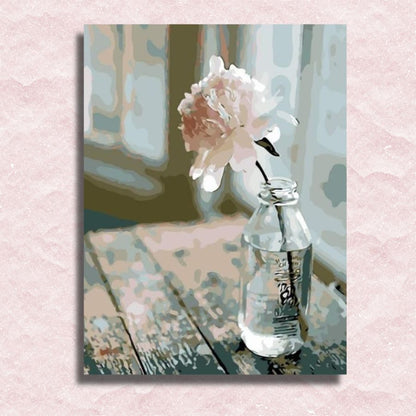 Peony in Vase Canvas - Paint by numbers