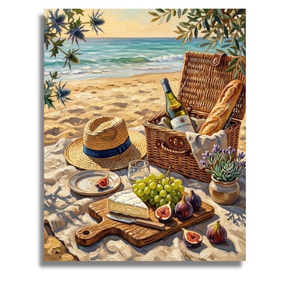 Seaside Picnic - Paint by numbers