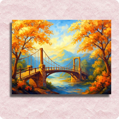 A Bridge into the Far Canvas - Paint by numbers