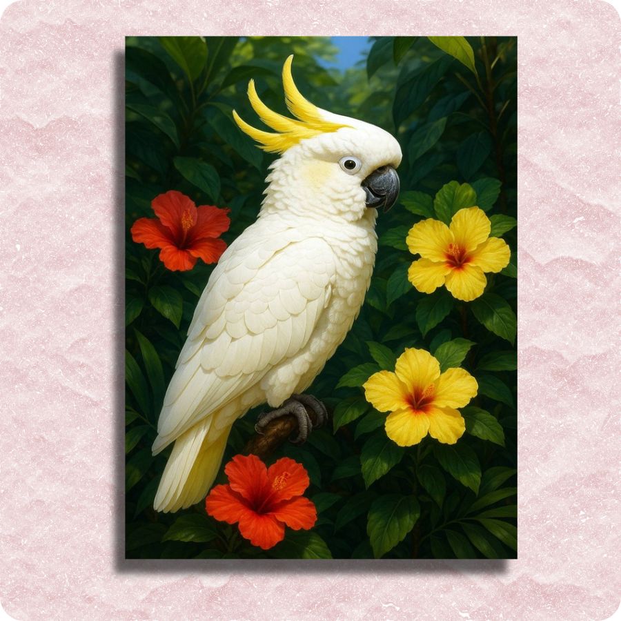 Quirky Cockatoo - Paint by numbers