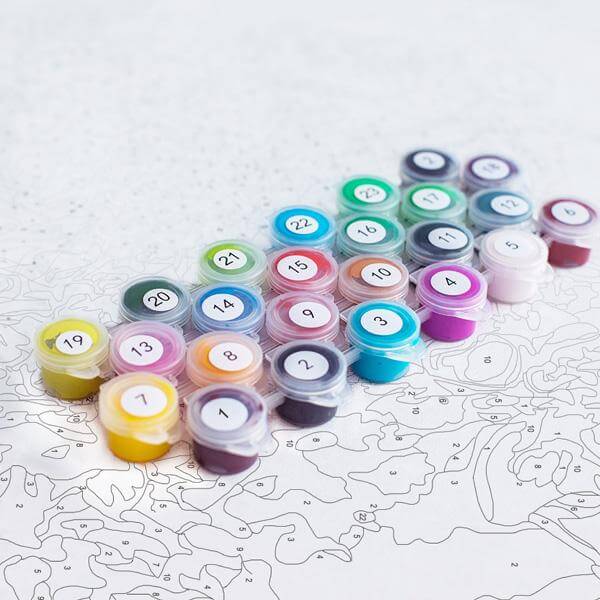 Extra Paint Set - Paint by numbers