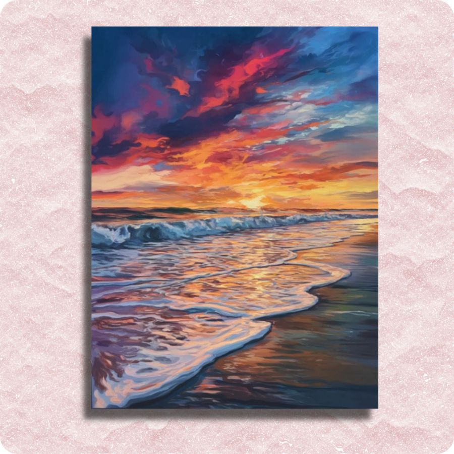 Ocean Sunset - Paint by numbers