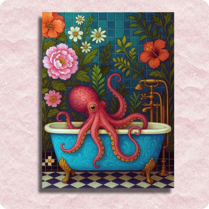 Octopus Canvas - Paint by numbers