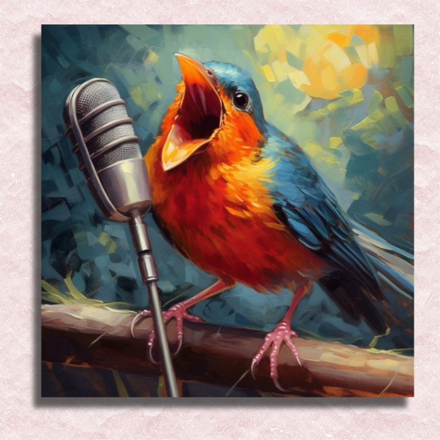 Rock Star Bird - Paint by numbers