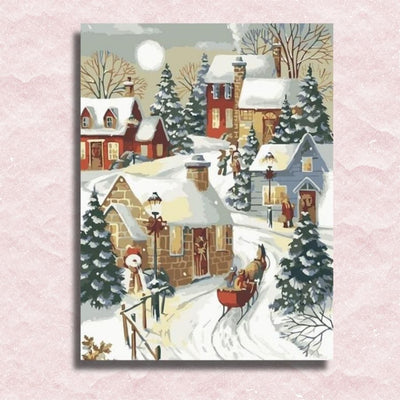 Sleigh Ride Canvas - Paint by numbers