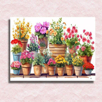 So Many Flowers Canvas - Paint by numbers