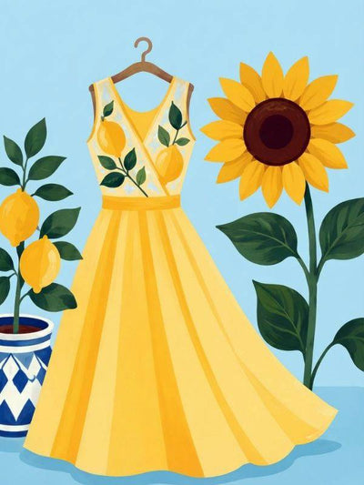 Summer dress - Paint by Numbers