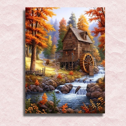 Water Mill Canvas - Paint by numbers Kit